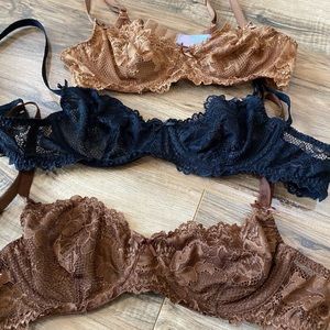 Set of 3 Savage X Fenty Bras